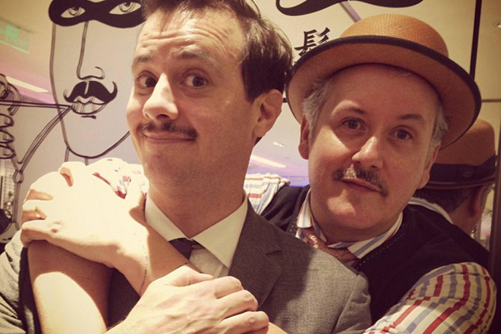 Alex Daye (left) and  partner Ellis Krueger.