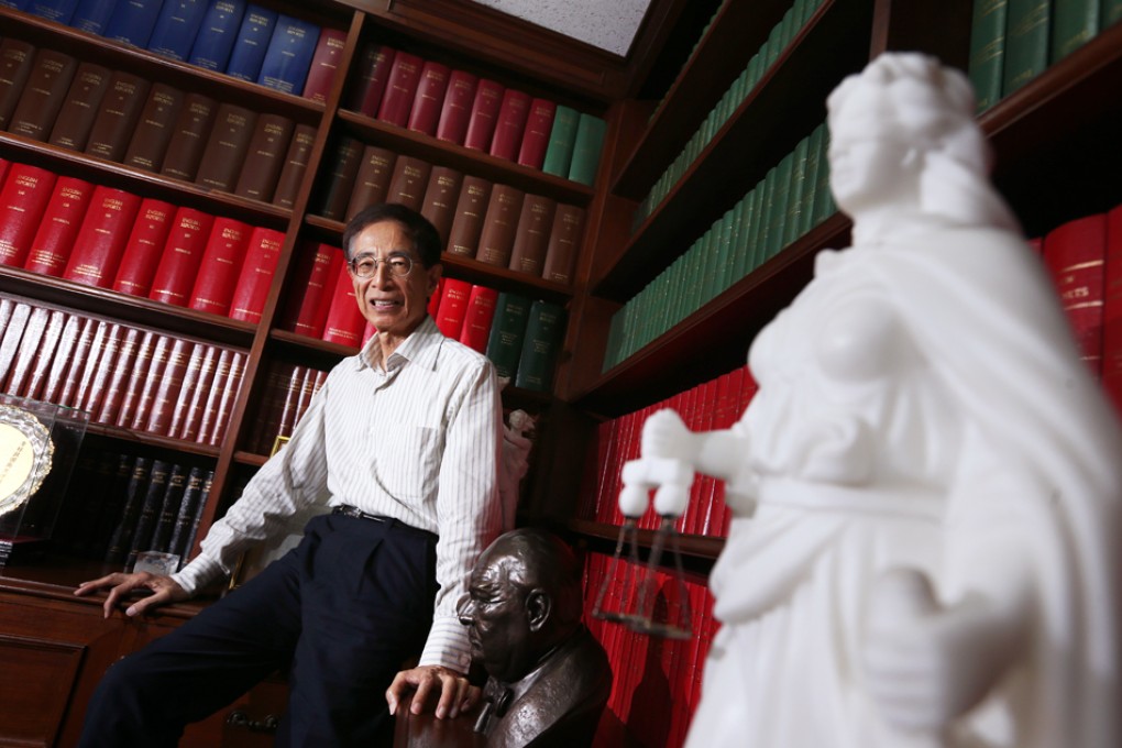 Senior counsel Martin Lee hits out against the removal of the chief editor. Photo: Felix Wong