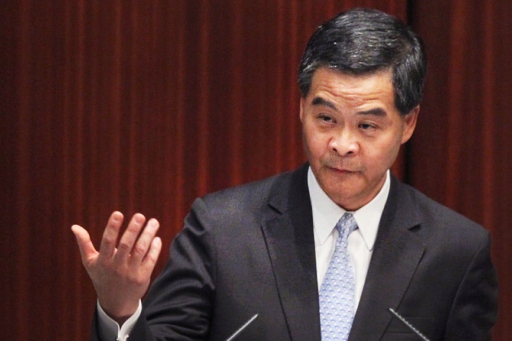 Chief Executive Leung Chun-ying. Photo: Sam Tsang