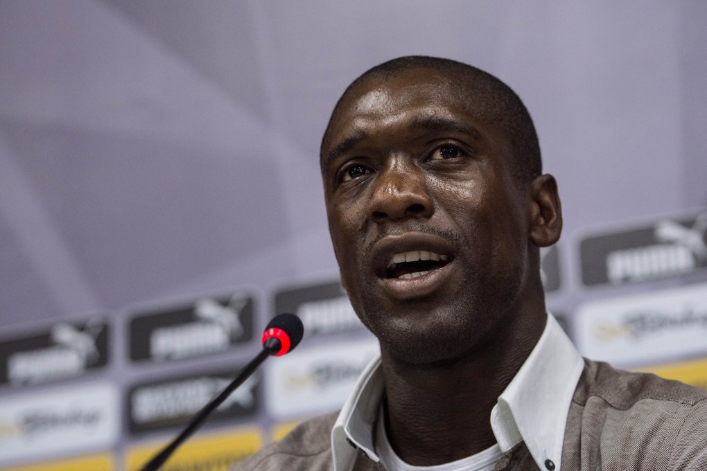 Botafogo's Clarence Seedorf announces the end of his playing career. Photo: AFP