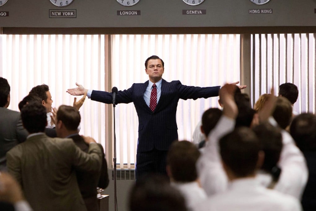 Leonardo DiCaprio as Jordan Belfort in a scene from The Wolf of Wall Street. Photo: AP