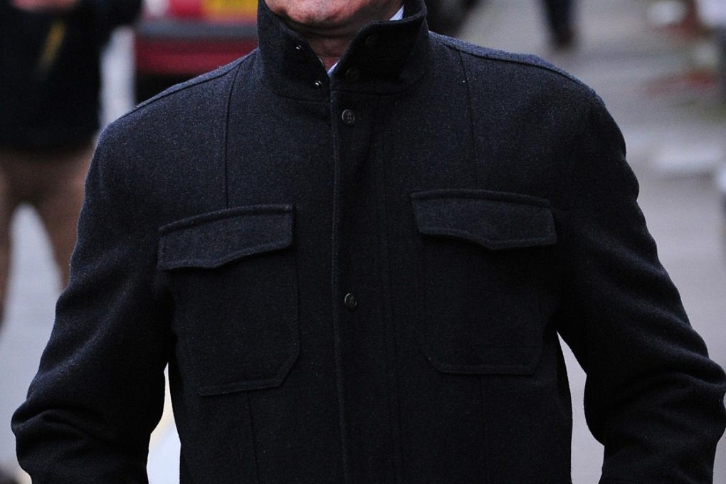 Zaid al-Hilli leaves Guildford police station. Photo: AFP