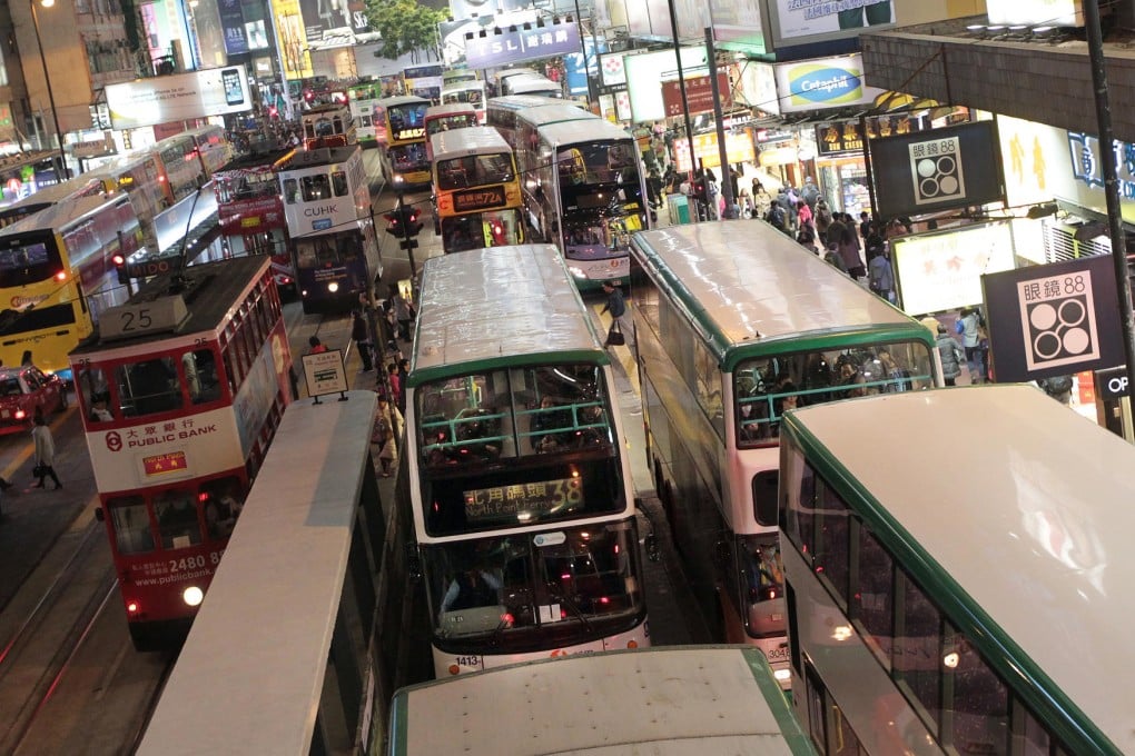 KMB says congestion is no longer confined to urban corridors such as Causeway Bay, above - it's "everywhere". Photo: Thomas Yau
