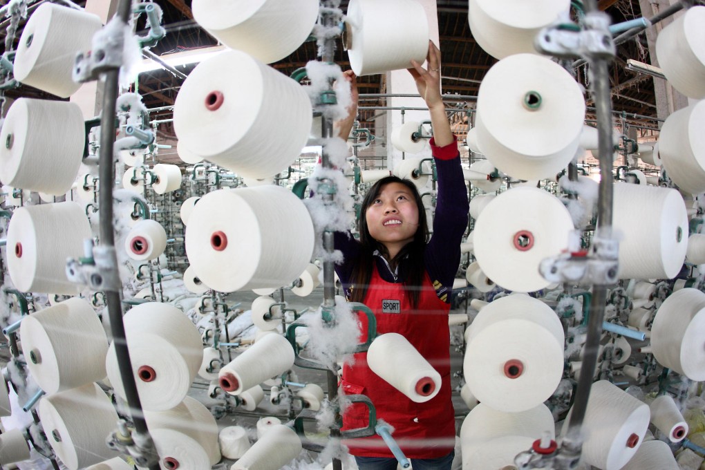 Higher prices are putting pressure on textile producers. Photo: Xinhua