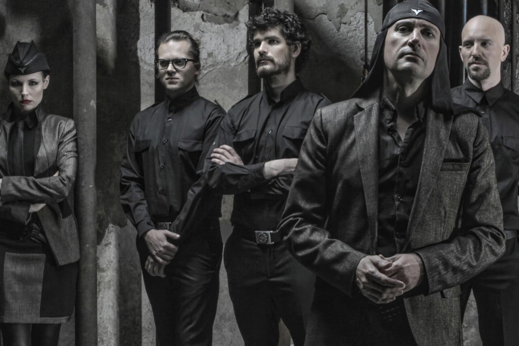 Industrial band Laibach (above) exhibit associated artworks at Culture Industries Association.