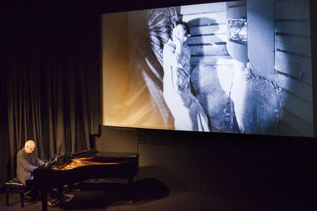 John Sweeney playing to Alfred Hitchcock's The Pleasure Garden at the Hong Kong Arts Centre earlier this month. Photos: Edmond So
