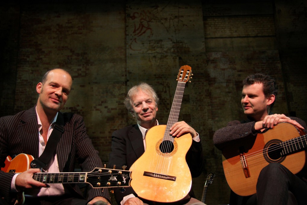 Gifted guitar trio (from left) Wolfgang Muthspiel, Ralph Towner and Slava Grigoryan have released their latest album, Travel Guide.