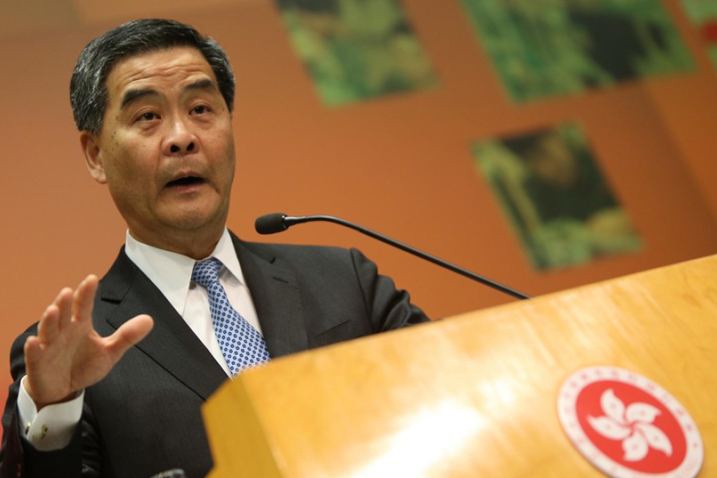 Chief Executive Leung Chun-ying