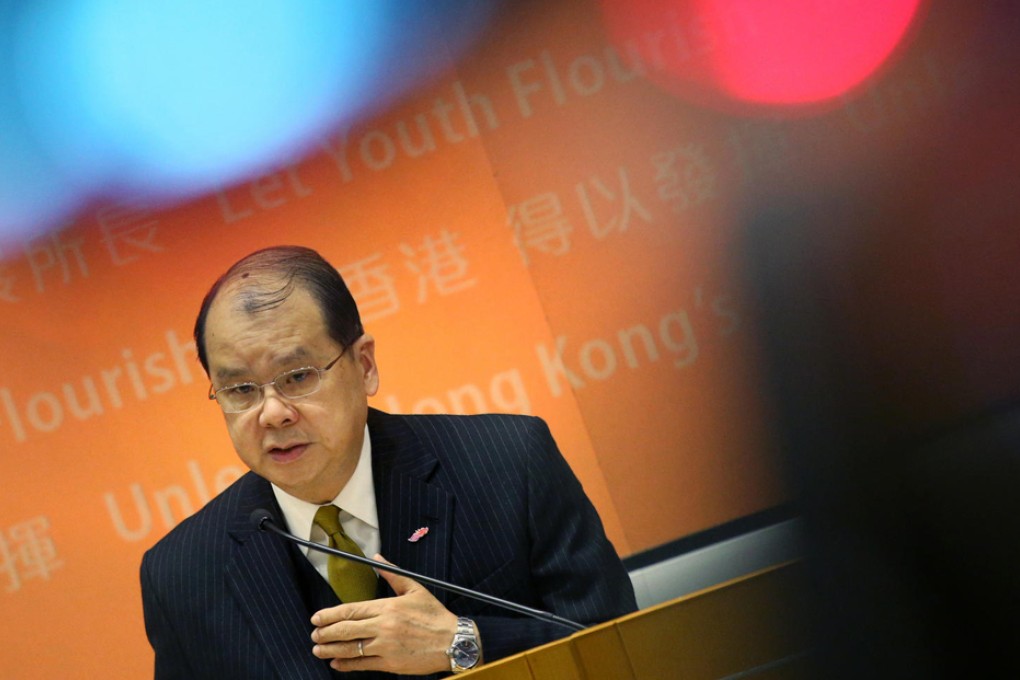 Labour and Welfare Secretary Matthew Cheung has promised more spaces for those hoping to be accepted into care homes. Photo: K. Y. Cheng