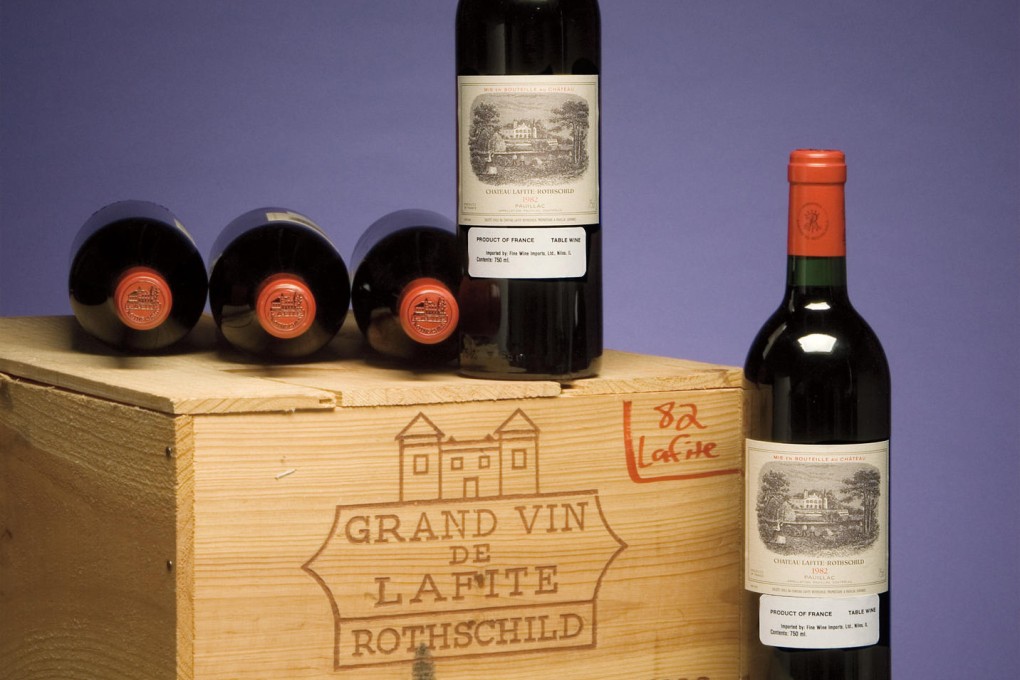 A case of sought-after Bordeaux sold by Zachys in Hong Kong.
