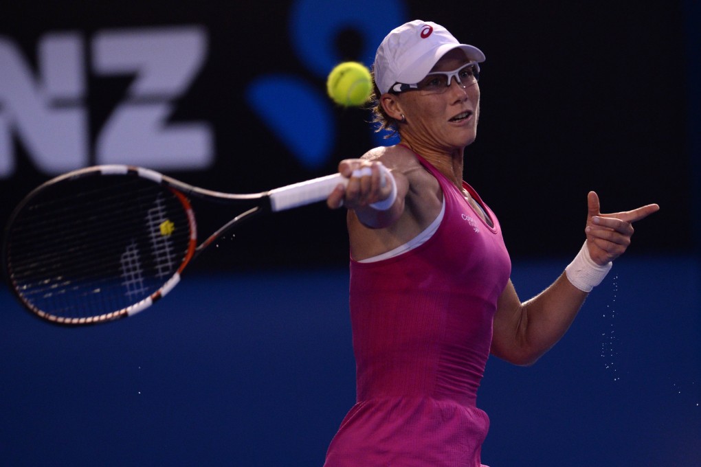 Australia's Samantha Stosur will be one of the stars playing at the BNP Paribas Showdown in Hong Kong in early March. Photo: Xinhua