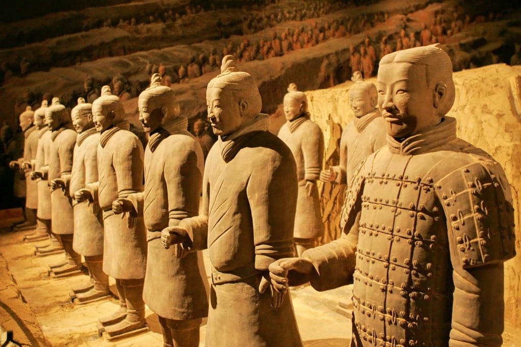The Terracotta Army on display. Photo: AP