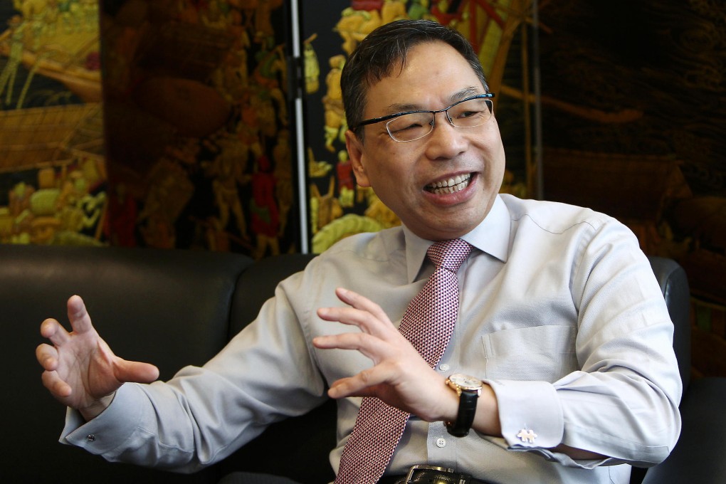 Wilson Wan, the head of China Merchant Securities (Hong Kong), is establishing a new unit for oil futures trading, focusing on the three mainland oil majors. Photo: Jonathan Wong