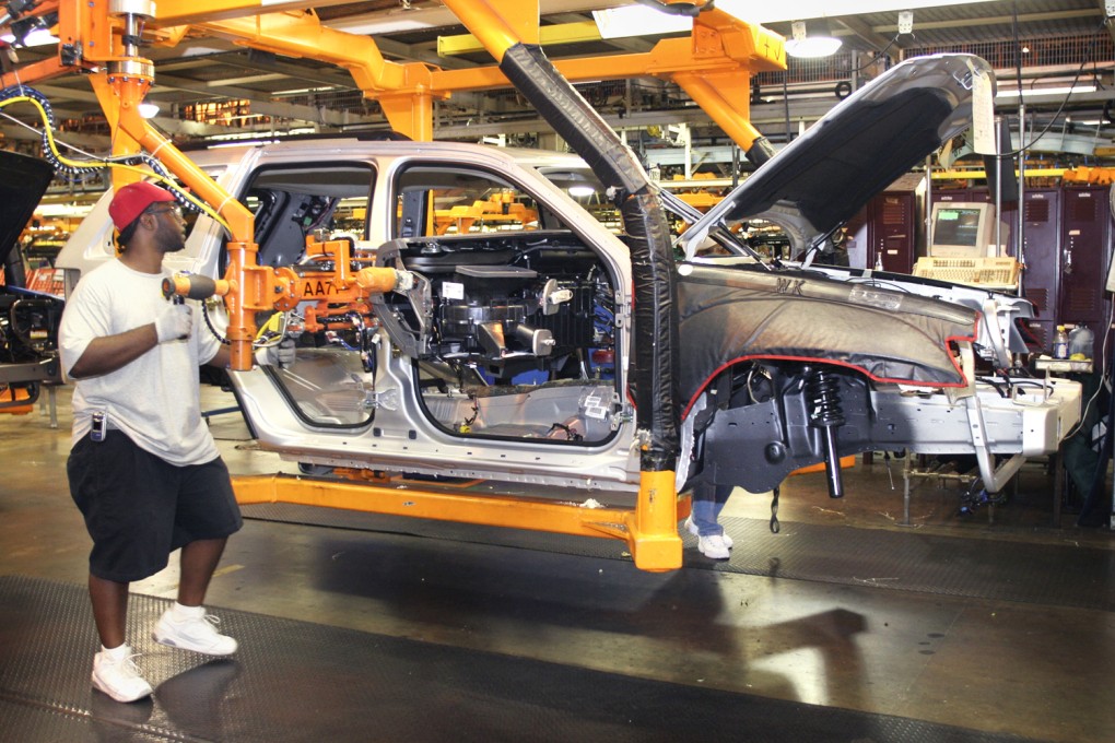 Traditional US manufacturing, including cars and appliances, is far from dead. Photo: AFP