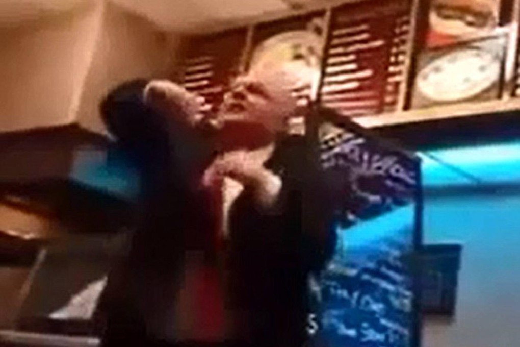 Rob Ford apparently drunk in a fast food restaurant. Photo: YouTube
