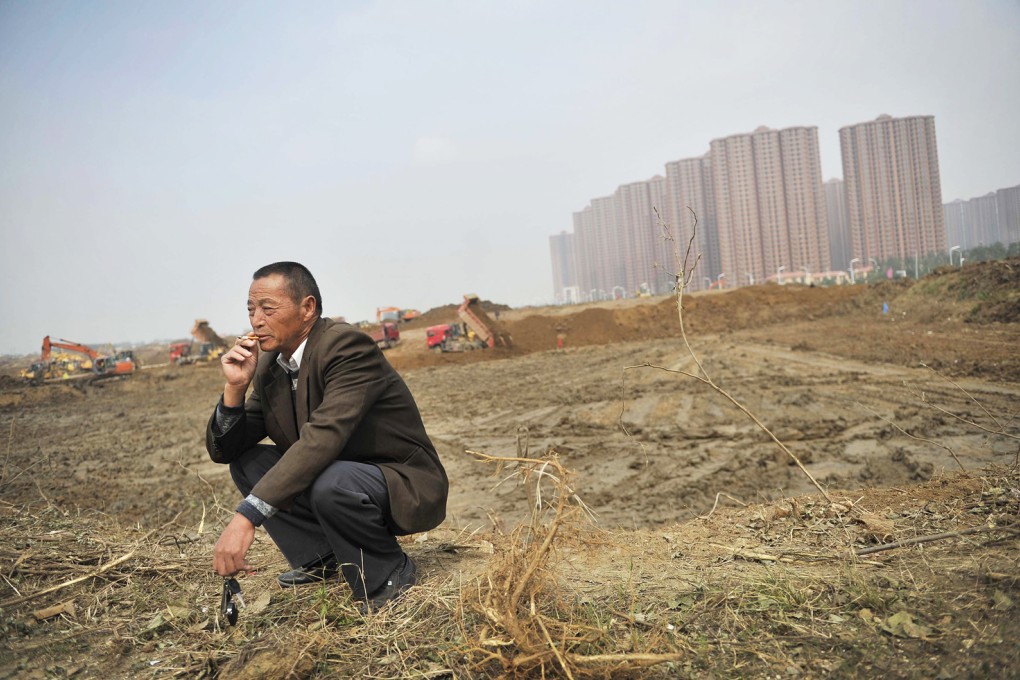 According to the State Council’s Development Research Centre, the sale of government expropriated land makes up 40 per cent of land sales revenue. Photo: Reuters