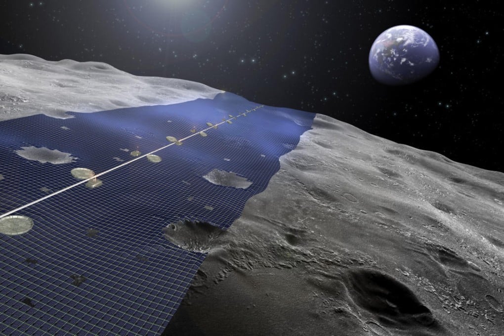 Could a solar power plant on the moon provide us with clean energy?