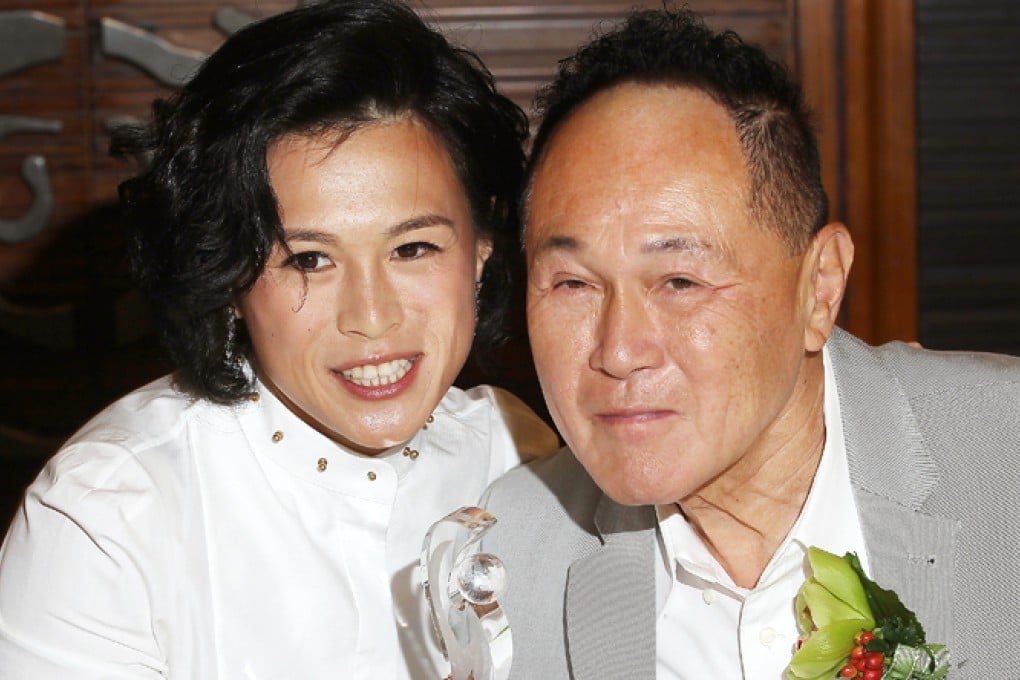 Gigi Chao (Left) and her father Cecil Chao Sze-tsung attend 2013 Hong Kong Professional Elite Ladies Selection in Causeway Bay in August 2013. Photo: SCMP