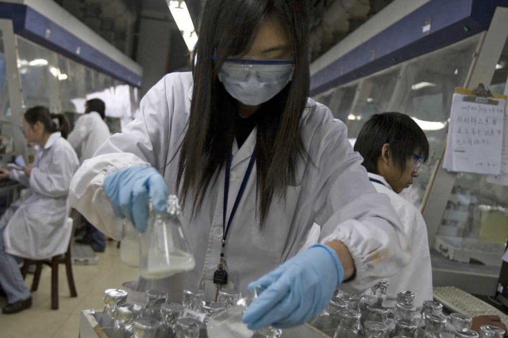 Amid weakness in global stock markets, investors have switched to small-cap stocks such as drug data firm Citic 21CN. Photo: Bloomberg