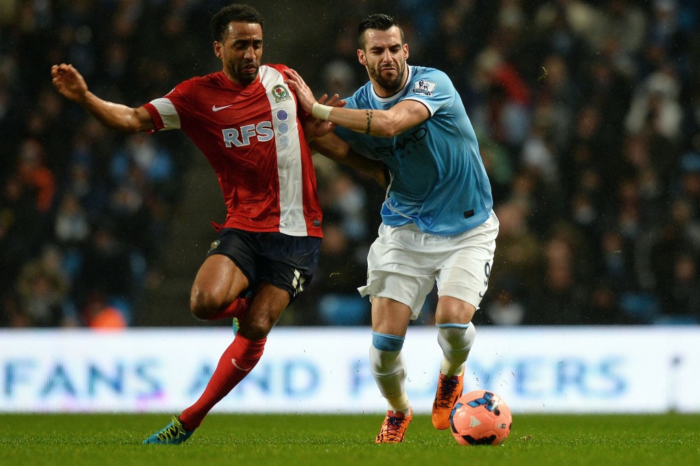 Manchester City will be looking to Spanish striker  Alvaro Negredo (right) for goals against Watford on Saturday. Photo: AFP