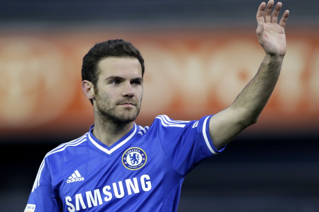 Chelsea's Juan Mata could well have an instant impact on United's ability to cover the handicap by winning more regularly by wide margins. Photo: AP