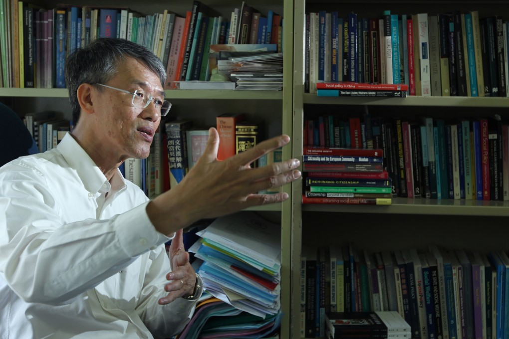 Professor Wong Chack-kie, associate director of Hong Kong Institute of Asia-Pacific Studies and member of the HKSAR Central Policy Unit. Photo: SCMP/May Tse