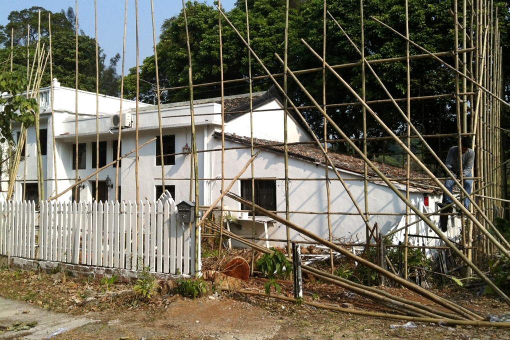 The historic Hakka terrace in Pak Tam Chung village. Photo: SMP