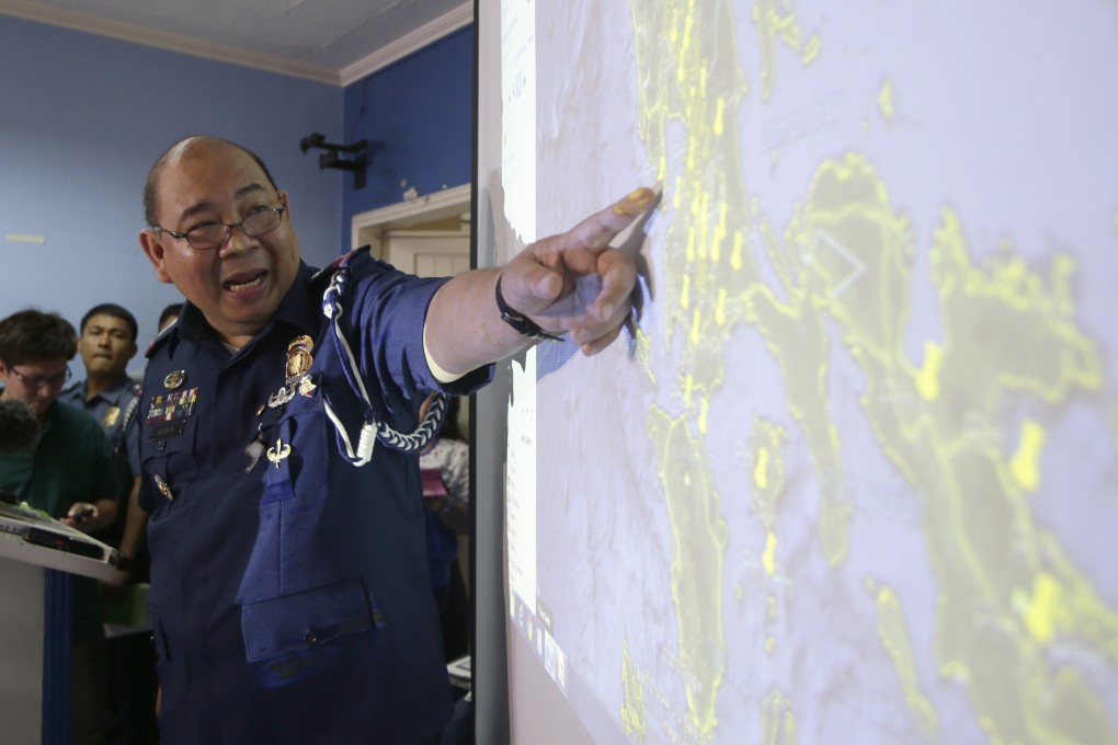 Philippine National Police Senior Superintendent Gilbert Sosa reveals different locations of production and distribution of child pornographic materials in the country. Photo: AP