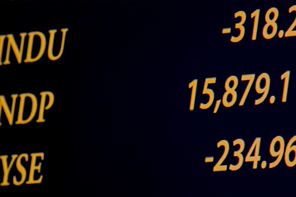 Dow Jones industrial average dropped 318 points the on Friday, January 24, 2014.