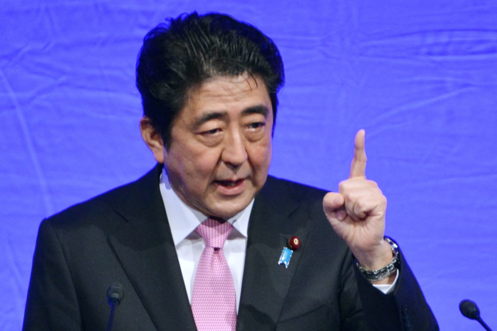 The comments by Katsuto Momii are likely to become an additional diplomatic headache for Prime Minister Shinzo Abe. Photo: AFP