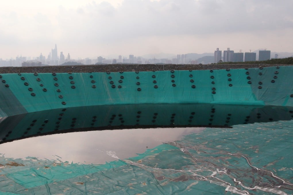 The Ta Kwu Ling landfill in the northeast New Territories.