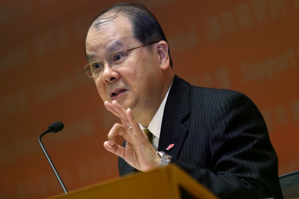 Matthew Cheung Kin-chung, Secretary for Labour and Welfare.