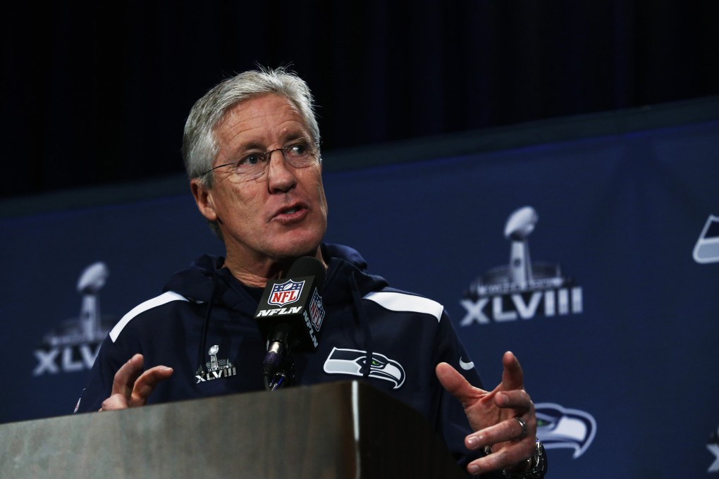 Seattle Seahawks head coach Pete Carroll takes a liberal stance on the use of medical marijuana in the NFL. Photo: Reuters