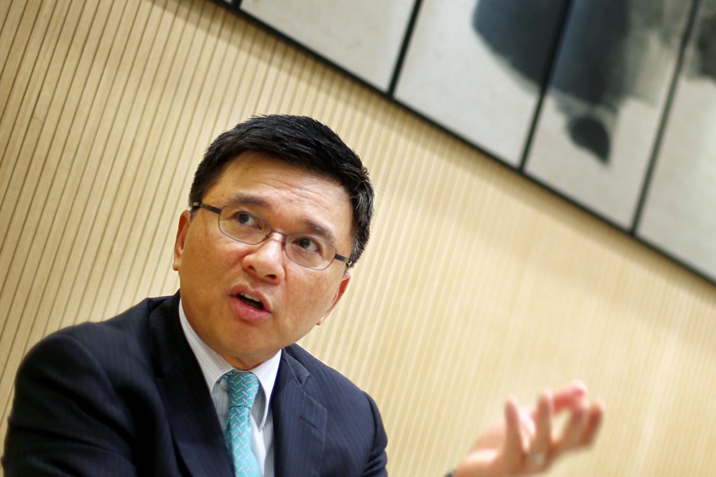 Chan Ka-keung says the government does not yet have any plans to help local firms develop in the mainland. Photo: Sam Tsang