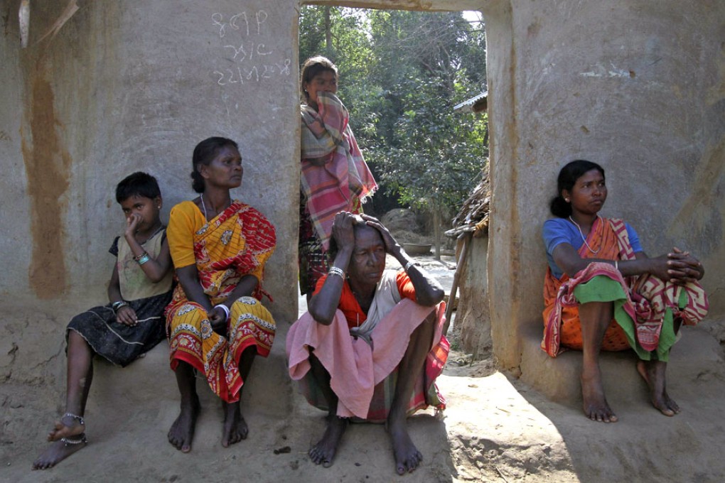 Women near where the gang rape happened. Photo: Reuters