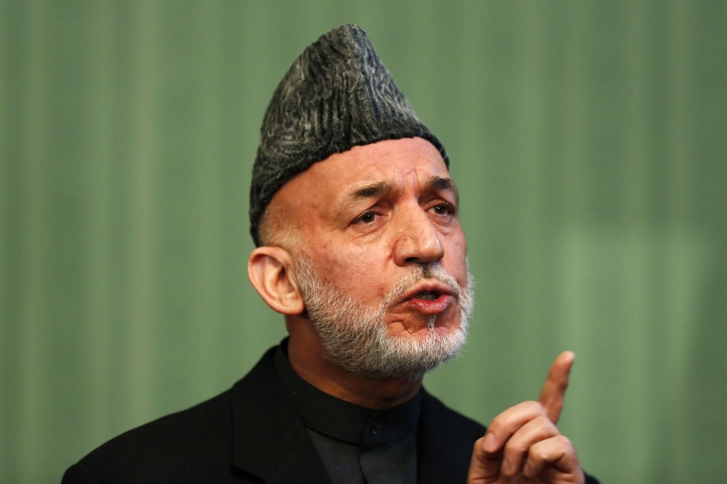 Afghan President Hamid Karzai in Kabul earlier this month. Photo: Reuters