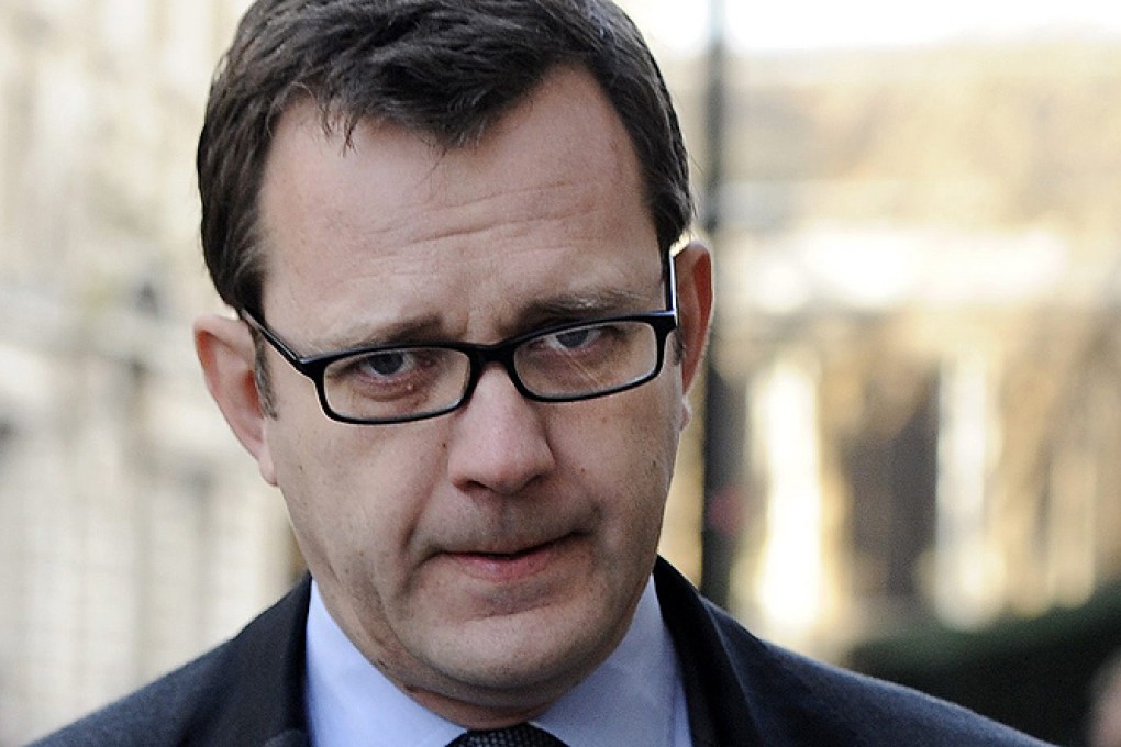 Former News of the World editor Andy Coulson. Photo: EPA
