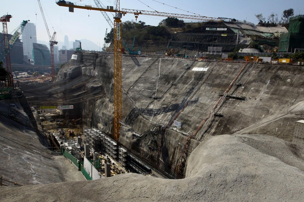 Blasting work on the Kwun Tong line extension has generated more than 700,000 cubic metres of rock. Photo: Jonathan Wong