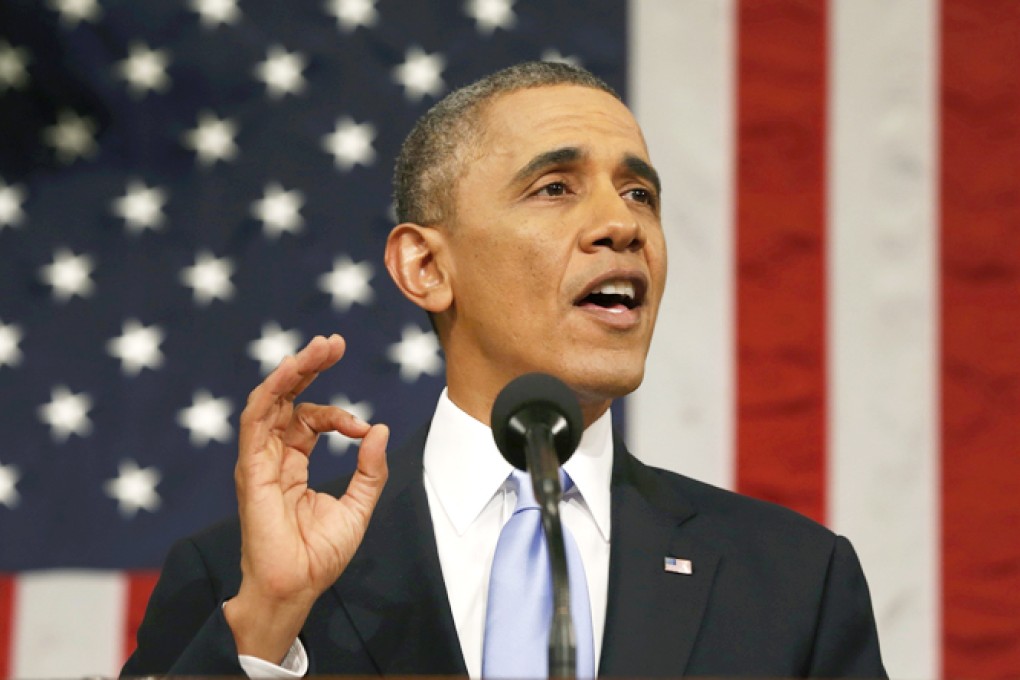 US President Barack Obama delivers his speech. Photo: Reuters