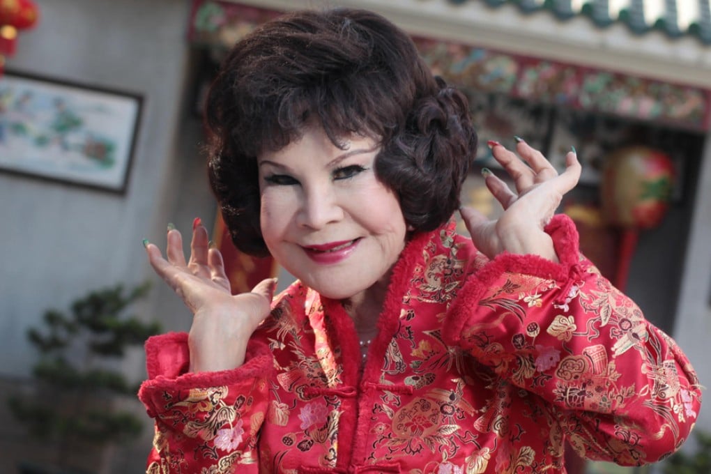 The irrepressible Lana Wong is ready for whatever the new year brings while visiting the Tin Hau Temple at Tai Po. Photo: Thomas Yau