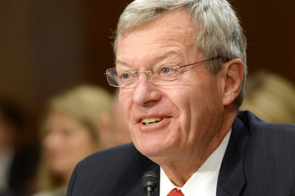 US Senator Max Baucus testifies during his confirmation hearing to be the US ambassador to China before the Senate Foreign Relations Committee on Capitol Hill. Photo: Xinhua