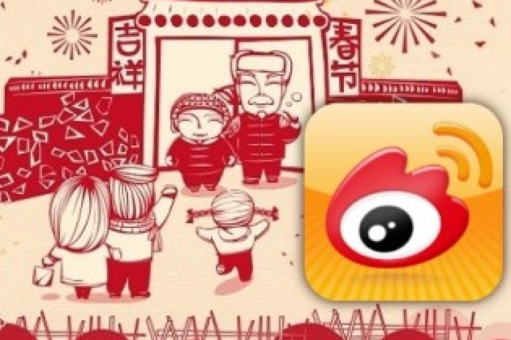 A promotional Sina Weibo Lunar New Year graphic. Photo: Sina Weibo