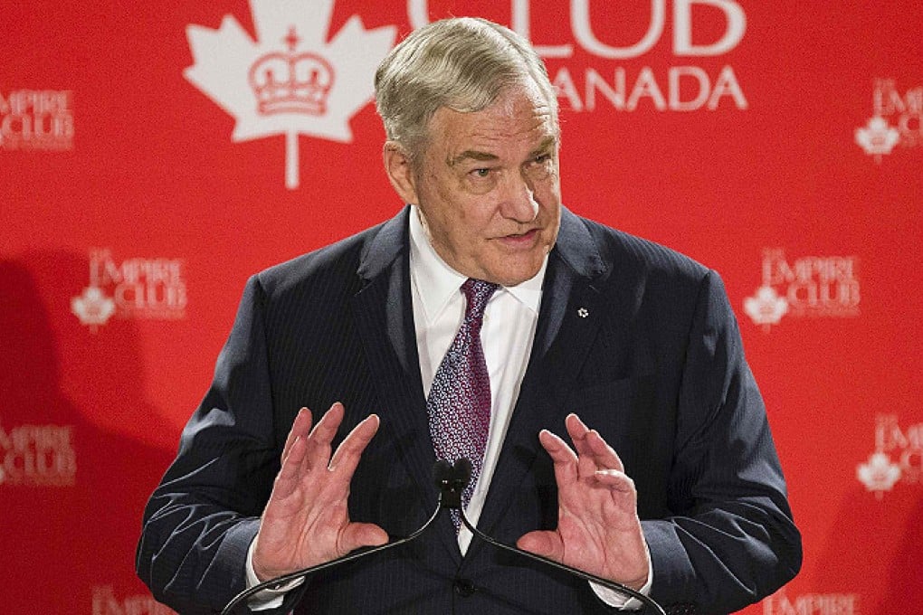 Former media mogul Conrad Black speaking in Toronto in this file image. Photo: Reuters