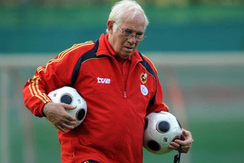 Luis Aragones coached sides for a record 757 La Liga games. Photo: AFP