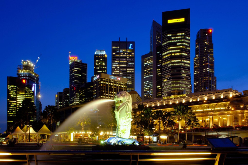 Singapore's central business district. Photo: Bloomberg