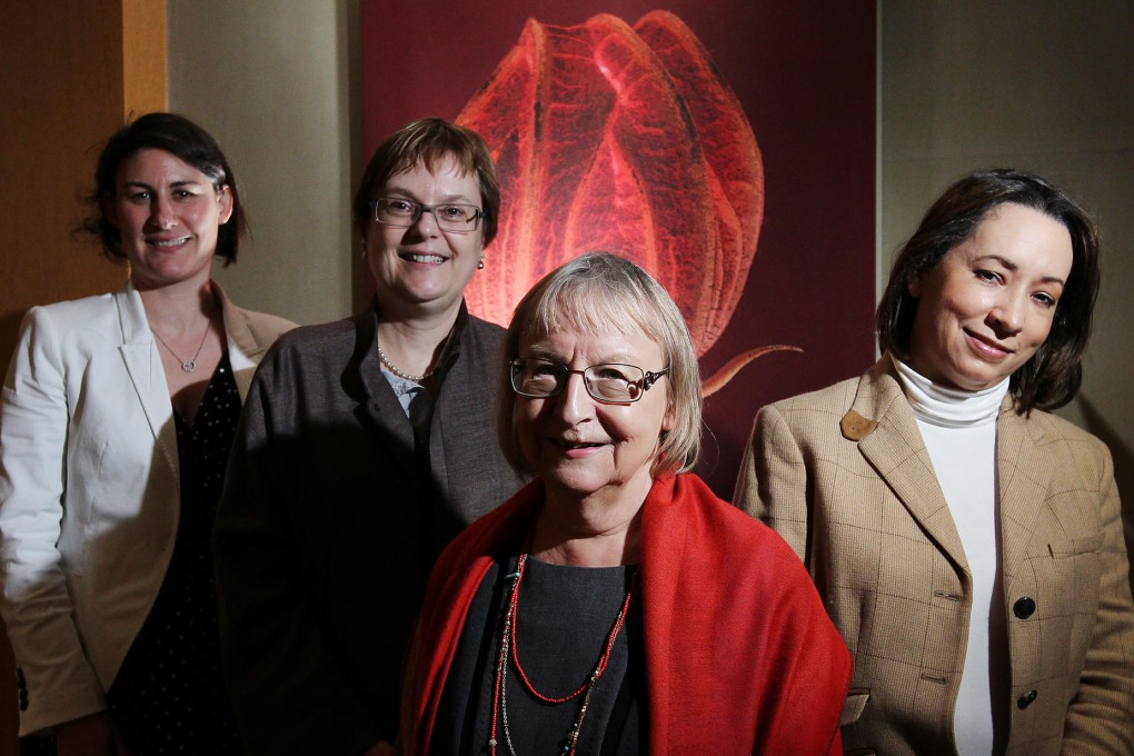 Female power: From left, the consuls general representing Austria, Switzerland, Finland and Mexico. Photo: Nora Tam