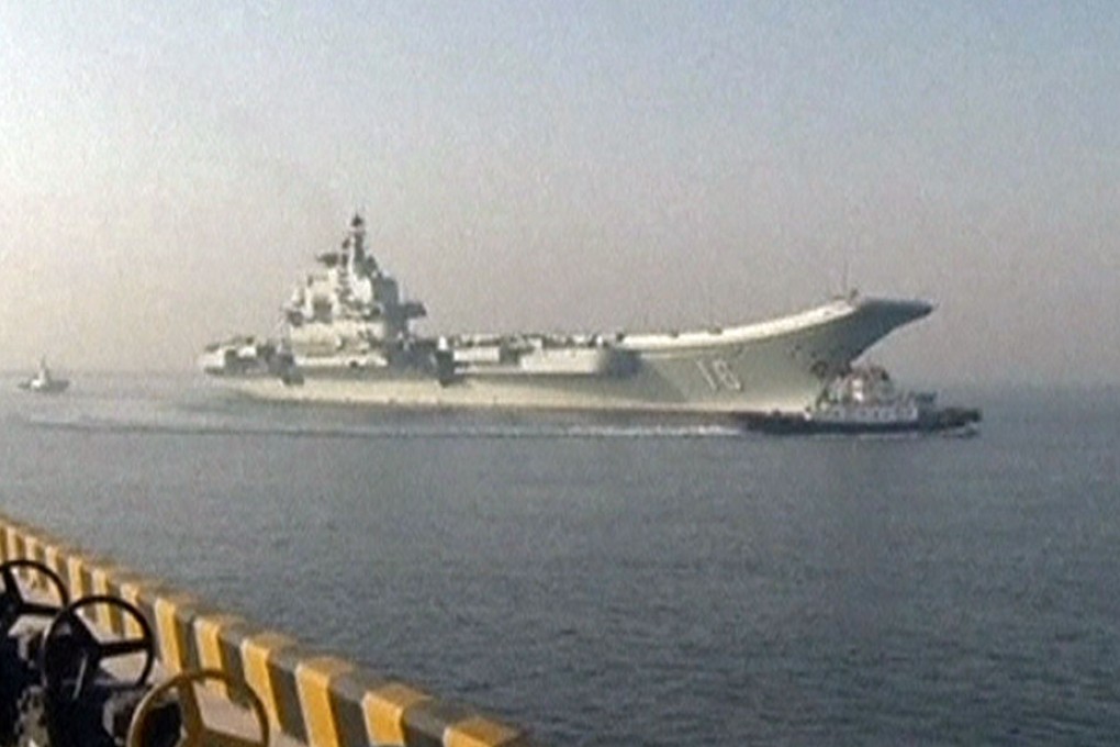 Chinese aircraft carrier Liaoning