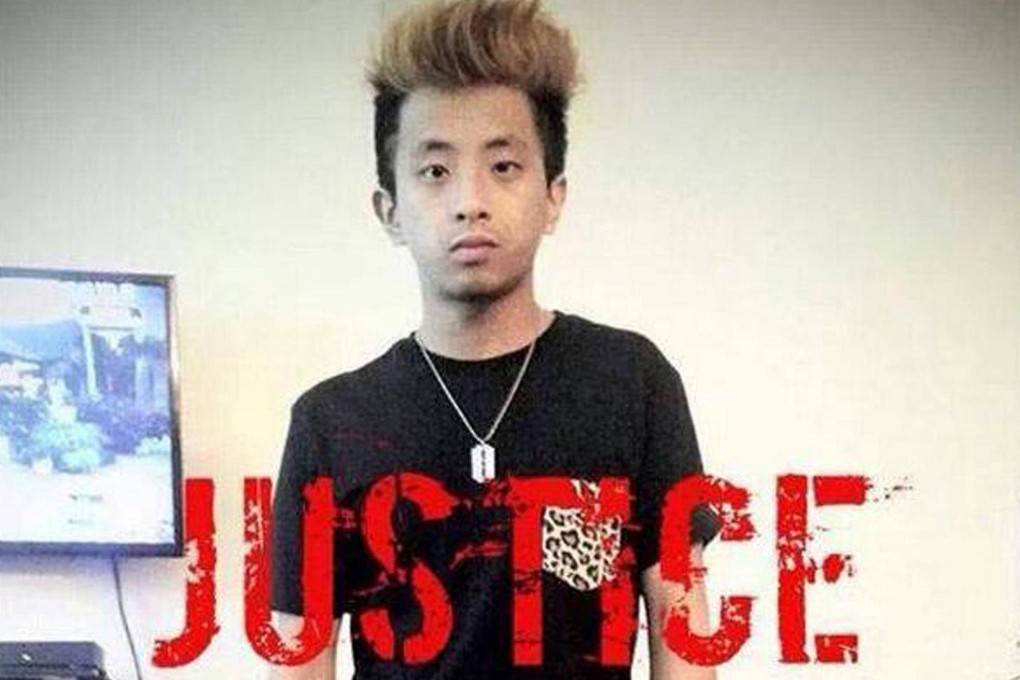 The death of Nido Tania on Thursday sparked a swift outcry across social media in India. Tania’s supporters produced images, including the one above. Photo: SCMP