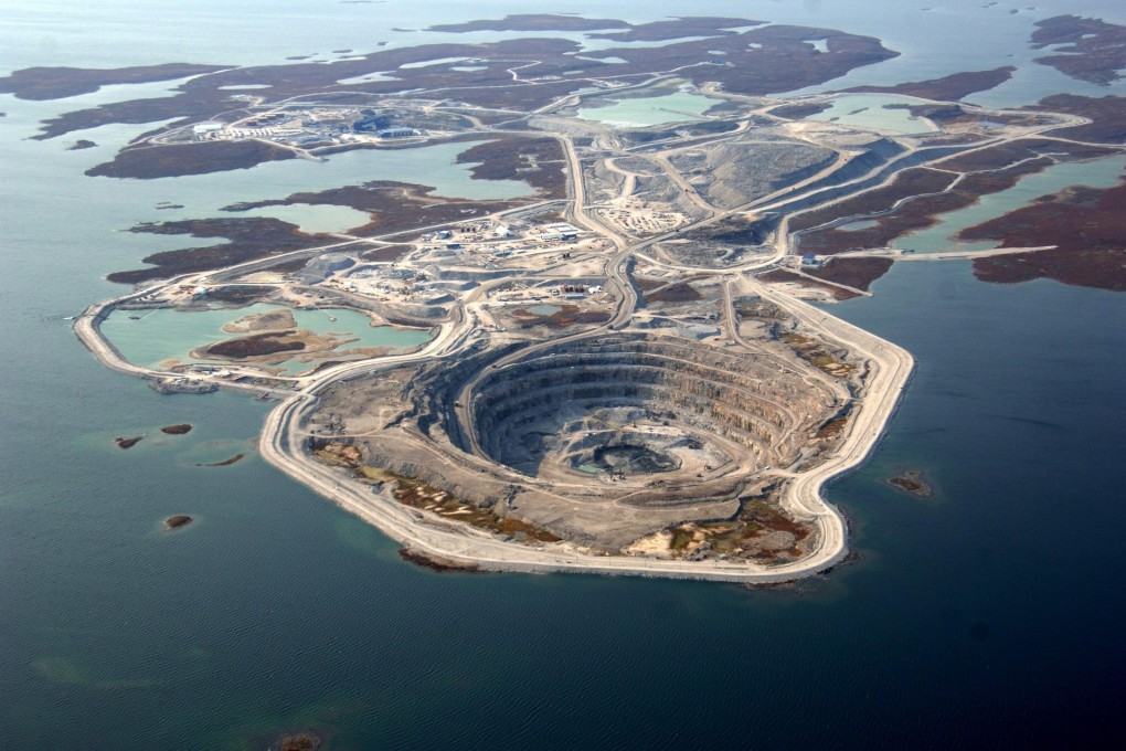 The Diavik diamond mine in Canada, owned by mining giant Rio Tinto, which is looking to shed unwanted assets. Photo: EPA