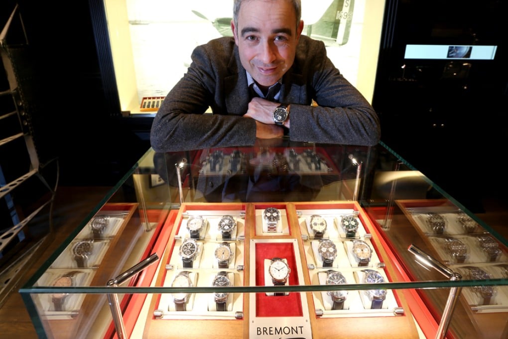 Bremont founder Giles English opened the firm's first international store in Hong Kong, as a first step towards China. Photo: David Wong